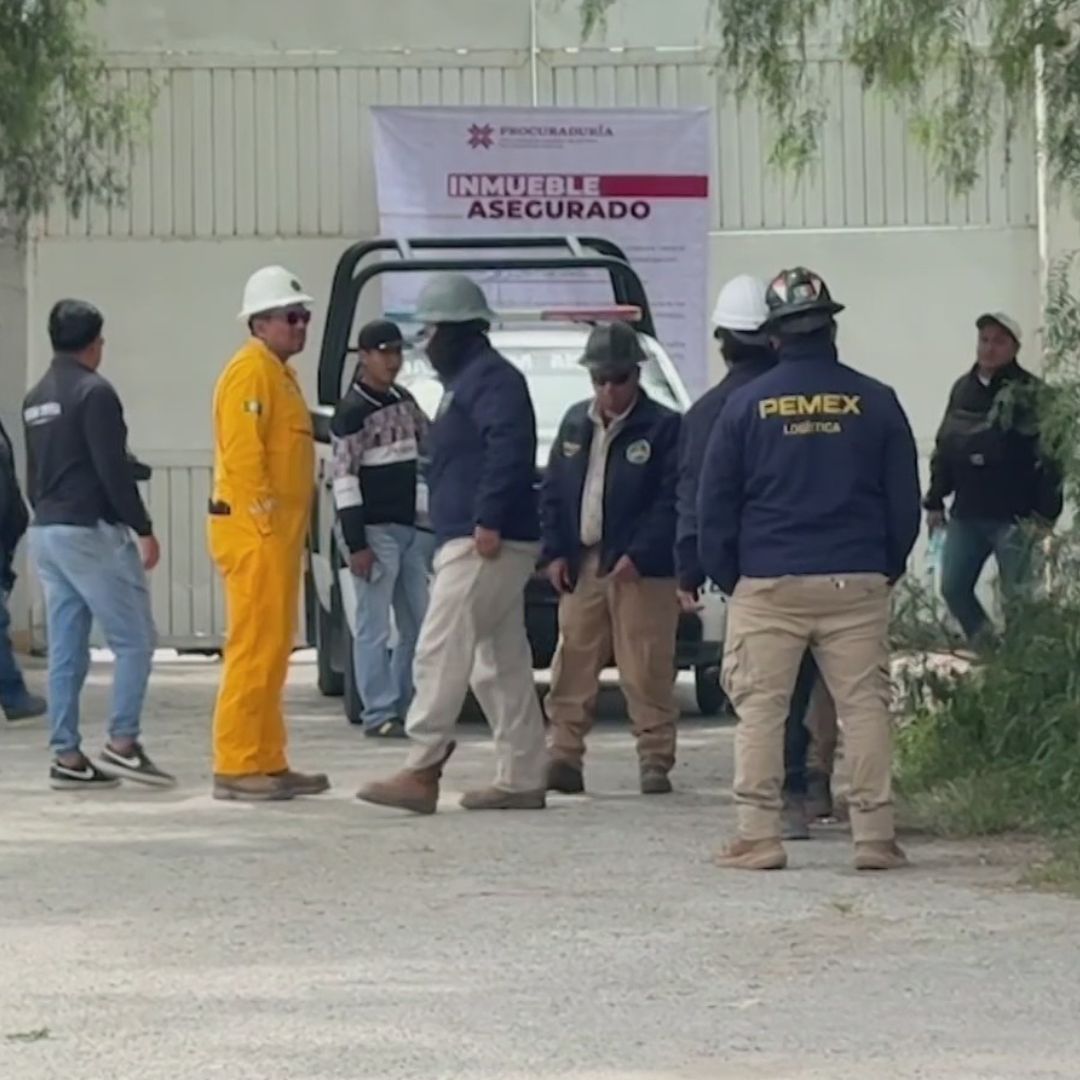 Inmueble asegurado por una toma clandestina de hidrocarburo.